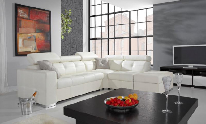 Design Ecke Sofa Wunnlandschaft Polster Eck 100% Lieder Sofa Canapé Sëtz