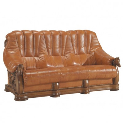 Antik Stil Liederdivan Canapé Sofagarnitur 3+1 Sëtzer Italienesch Lieder Polsterung