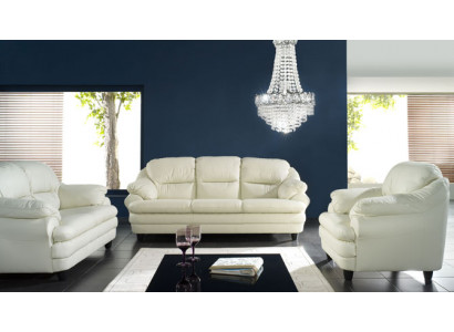 Sofagarnitur 3+2+1 Sëtzer Set Design Sofas Polster Couchen Relax Lieder