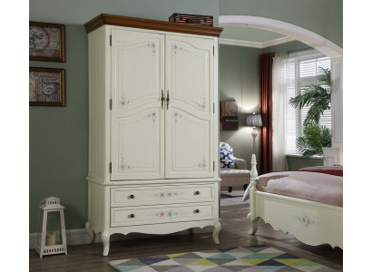 Landhausstil Kleederschaf Design Miwwelen Schief Schlofkummer Wäiss Schaf Nei
