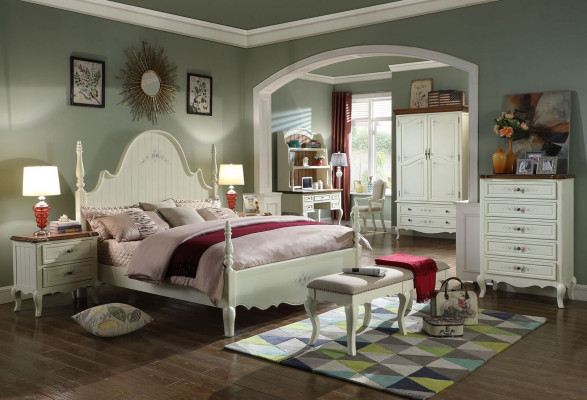 Bett Polsterbett Luxus Schlofzëmmer Design Better Textil Holz Bettgestell Neit