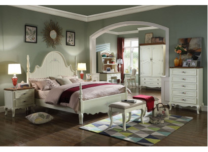 Bett Polsterbett Luxus Schlofzëmmer Design Better Textil Holz Bettgestell Neit