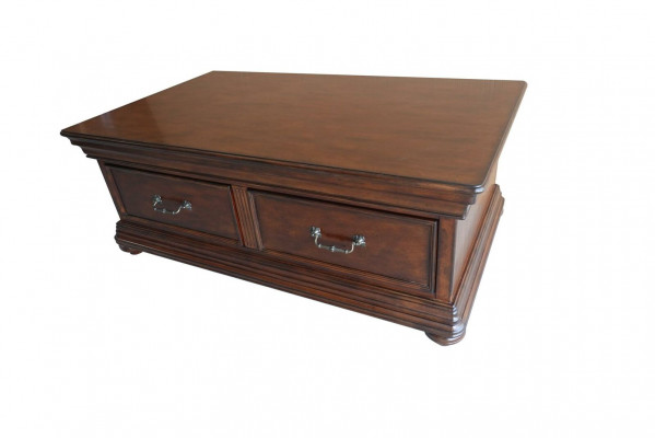 Design Féiss Coffeisdësch Birke Massiv Echt Holz Miwwelen Bäistellt Tisch Dëscher Nei