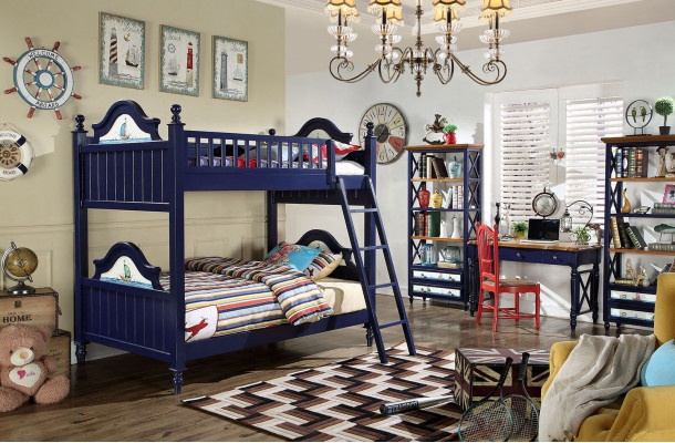 Klassesch Stockbett Kannerbett Better Kannerzëmmer Bett Héichbett