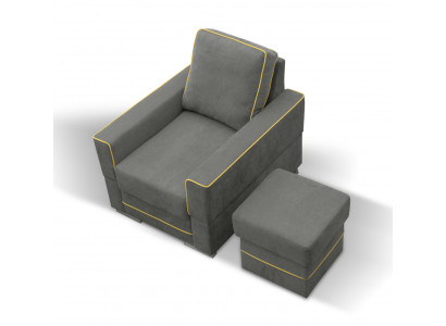 Sofa 1 Plaz Couch Designer Textilstoff Sofas Polster Nei Modern Sëtzfauteuil