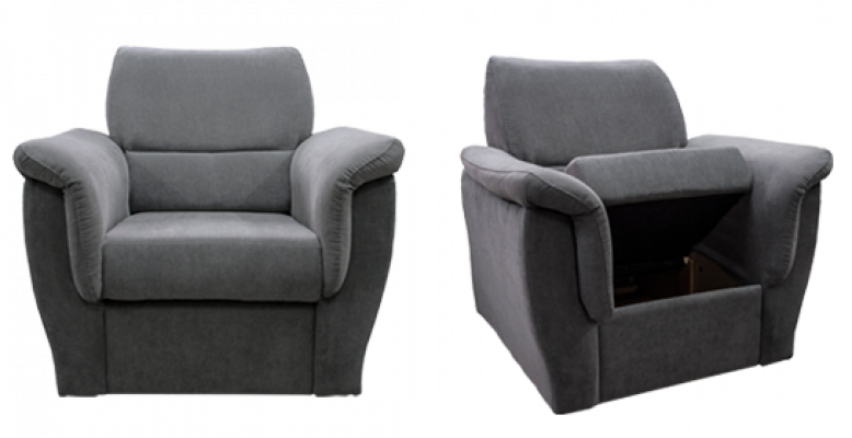 Modern Fernsehfauteuil Sofa 1-Sëtz Canapé Designer Textil Sofas Polsterung