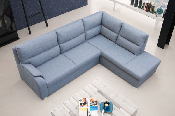 Canapé Schlofcanapé Designer Canapé mat Schloffunktion + Bettkëscht Eckcanapé Couch -NEI!