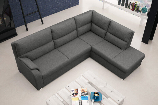 Canapé Schlofcanapé Designer Canapé mat Schloffunktion + Bettkëscht Eckcanapé Couch -NEI!