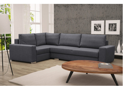 Canapé Schlofzofa Designer Canapé mat Schloffunktion Bettkëscht Eckcanapé Couch / NEI