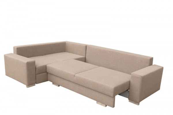 Canapé Schlofzofa Designer Canapé mat Schloffunktion Bettkëscht Eckcanapé Couch / NEI