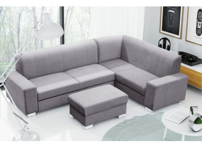 Canapé Schlofcampcanapé Designer Canapé mat Betterfunktioun + Bettkëscht Eckcanapé Couch NEI