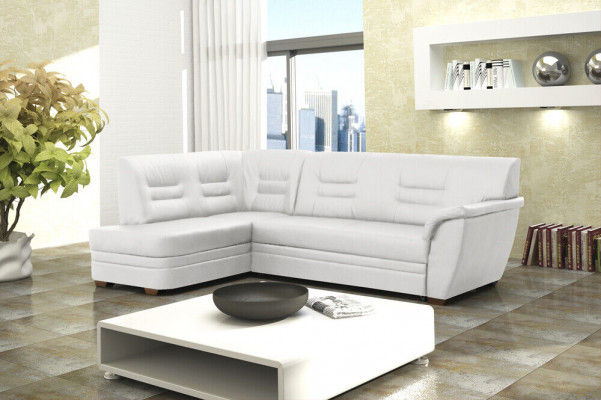 Canapé Schlofcanapé Designer Canapé mat Schlaffunktion + Bettkësch Eckcanapé Couch NEI