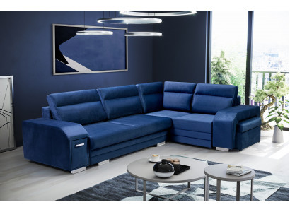 Eckcouch Sofa Couch Polster Eck Wunnlandschaft Wunnzëmmer Couchen Sofae Stoff Nei