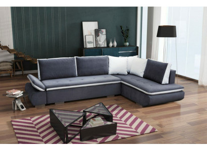 Schlofsofa Sofa Canapé Ecksofa Garnitur Polster Eck Stoff Nei Wunnlandschaft