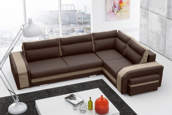 Eckcouch Wohnzimmer Schlofssofa Couchen Couche Garnitur L Form Stoff