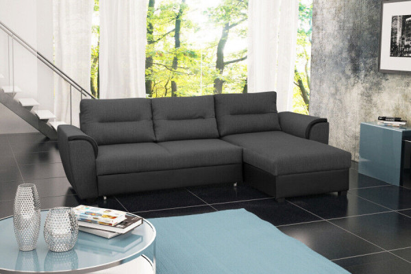 Canapé Schlofcanapé Designer Canapé mat Schloffunktion + Schlofkëscht Eckcanapé Couch NEI