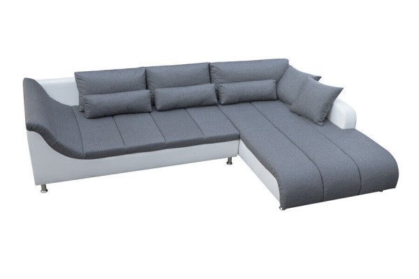 Designer Canapé Garnitur Eckcanapé Canapé Polster Eck Canapéen Textil Wunnwelt
