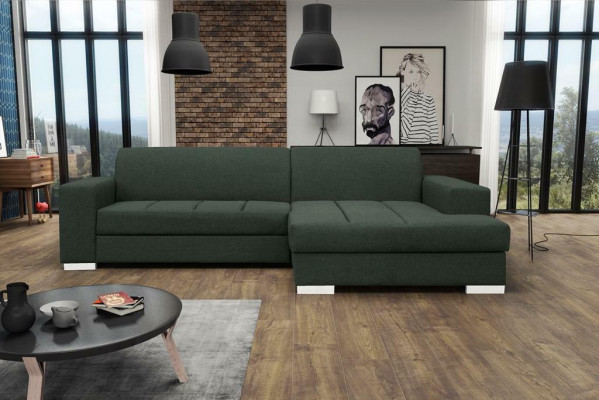 Eck-Couch Sofa Couch Schlof Polster Eck Garnitur Wunnoasem Bett Couchen
