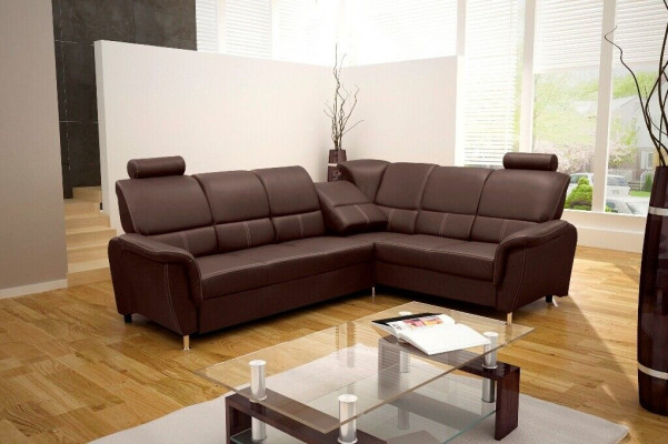 Wunnlandschaft Eckzofa Bettkasten Schlofsofa Polstersofa Canapé Eckzofaen