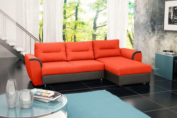 Schloofcouch Ecksofa Polster Eck Bettfunktioun Nei Schlooffunktioun Garnitur