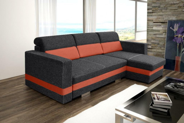 Schlofzofa Eckzofa Couch Polster Eck Bettfunktioun Nei Schlaffunktioun Garnitur