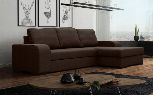 Schlofcanapé Ecksofa Couch Bettfunktioun Polster Eck Garnitur Nei Schloffunktioun