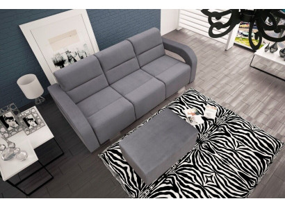 3-Sëtz Luxus Sofa Couch Blo Wunnzëmmer Kanzlei Miwwelen