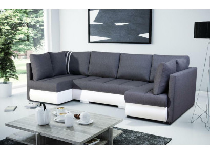 XXL Wunnlandschaft Sofa Couch Polster Garnitur Eck Designer U-Form Ecksofa Nei