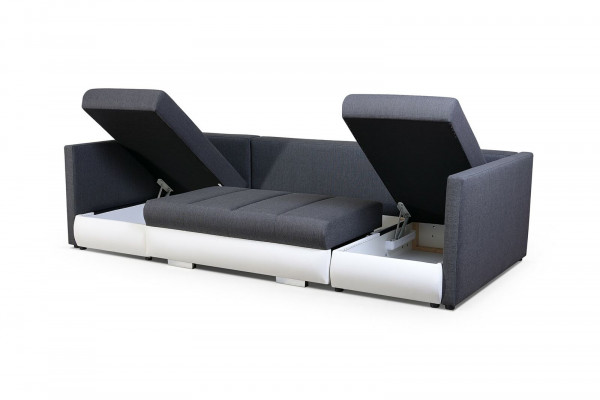 XXL Wunnlandschaft Sofa Couch Polster Garnitur Eck Designer U-Form Ecksofa Nei