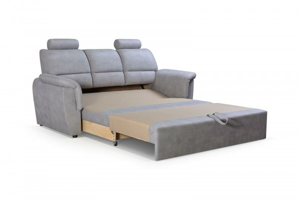 3 Sëtz Sofa Couch Polster Garnitur Bettfunktioun Schlofssofa Couchen Këscht Nei