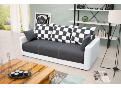 Schlofsofa Sofa 3 Sëtzer Grouss Bettfunktioun Schlofsofa Sofas Polster Couch XXL