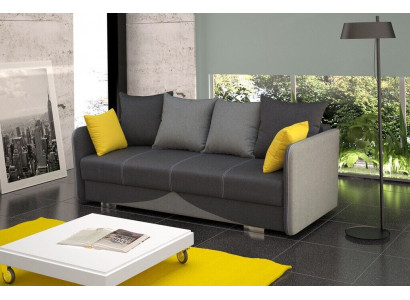 Textilpolster Stoff Garnitur Bettfunktioun Schlofschofas Neit 3-Sëtzer Sofa Couch