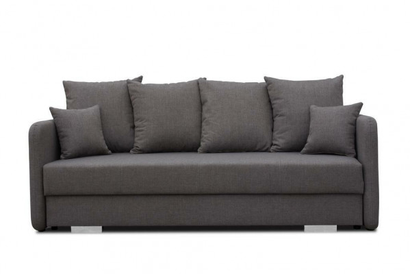 Schlofcanapé Stoff 3 Sëtz Sofa Couch Textil Polster Nei Garnitur Bettfunktioun