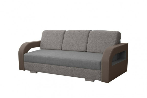 Schlofssofa Canapé Polster Bett Couchen Canapéë Canapé Sëtz Schloffunktion 3-Sëtzer Nei
