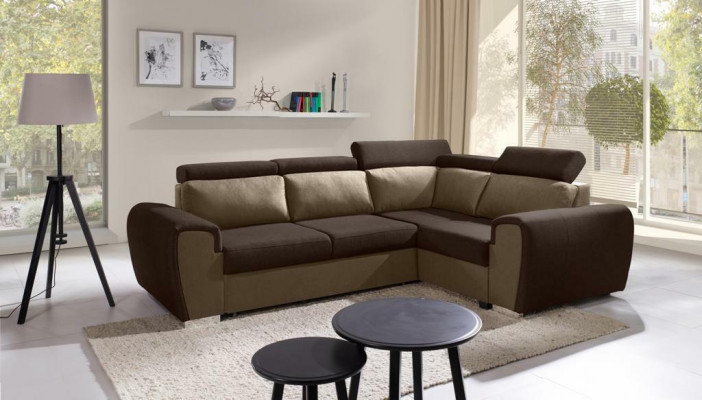 Sofa Schlofschof Designer Sofa mat Schlofffunktioun - Bettkasten Ecksofa Couche Sofaen