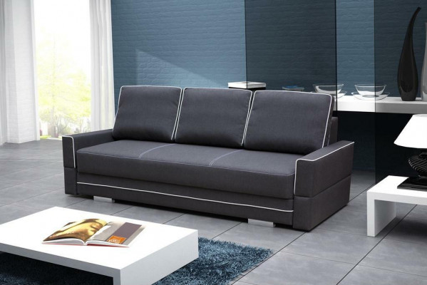 Grouss Sofa Couch Polster Sofas Couchen XXL Sëtz Bettfunktioun Schloffunktioun Nei