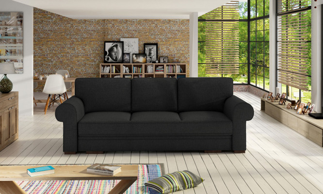 Couch Schlafsofa Sofa Couchen Polster Wunnlandschaft 3 Sëtzer Stoff Couchen
