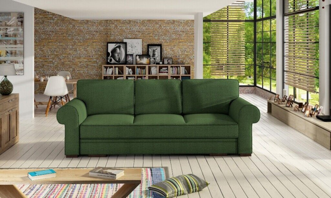 Couch Schlafsofa Sofa Couchen Polster Wunnlandschaft 3 Sëtzer Stoff Couchen