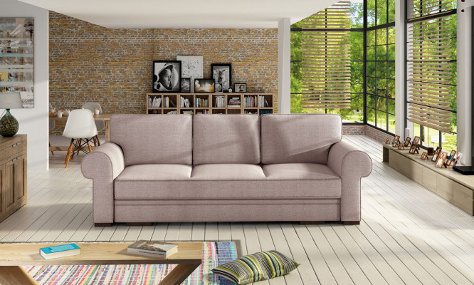 Couch Schlafsofa Sofa Couchen Polster Wunnlandschaft 3 Sëtzer Stoff Couchen