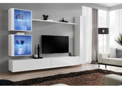 Krém Wäikommodesk Luxus Wandkabinett Komplett Sideboard TV-Stänner Modernen Design