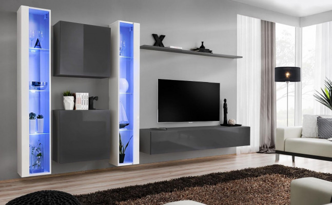 Wunnzëmmer Ariichtung Gro Schaf Hängevitrin Luxus Ariichtung Modern.