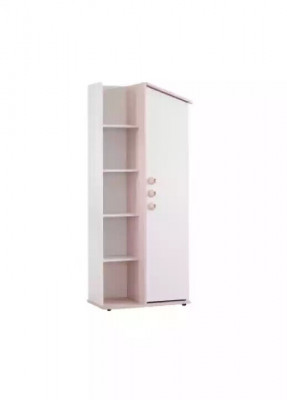 Funktiounsbett Komplett Bett Kannermeubel Kannerzëmmer Rosa 6tlg Holz