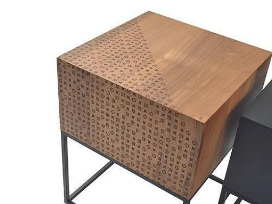 Couchtisch modern Niewendësch Designer Wunnzëmmerdësch Dëscher 3x Dësch