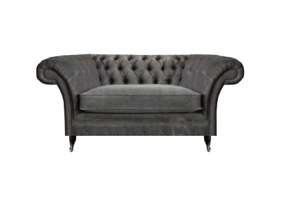 Luxuriéise gro Chesterfield Fauteuil Polstersëtz Designer Sëtzméiwwel