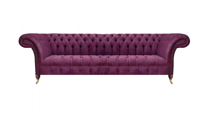 Luxus Textil Miwwel Canapé Véiersëtzeger Canapé Ariichtung Polstermiwwel Chesterfield