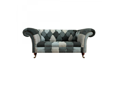 Méifaarweg Luxus Sofa Zweesëtzer Couch Wunnzëmmer Textil Miwwel Sëtz Chesterfield