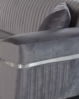 Luxus Wunnzëmmer Canapé Grommel Canapéën Sofa Miwwelen Gro Sofanen Textil Ariichtung