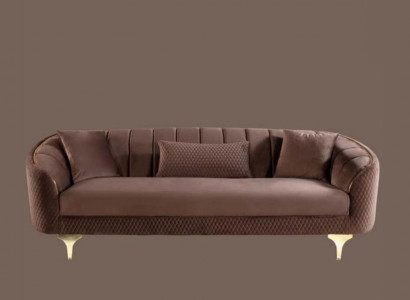 Wunnzëmmer Sofa 3 Sëtz Couchen Sofas Gepolstert Couch Stoff Miwwelen Ariichtung