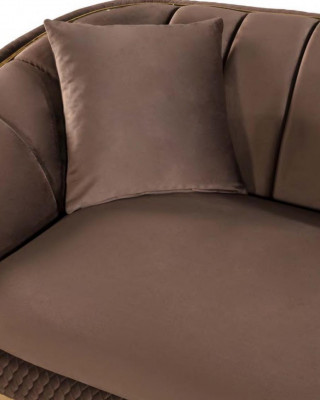 Wunnzëmmer Sofa 3 Sëtz Couchen Sofas Gepolstert Couch Stoff Miwwelen Ariichtung