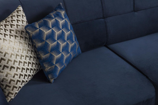 Luxus Ecksofa Kinnekräichblo Samt Couch Eckgarnitur Sofa Couchen Wunnlandschaft Nei